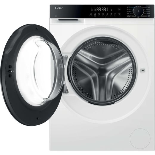 Haier X5 HW130-BP14357UUK 13kg Washing Machine with 1400 rpm - White - Door open