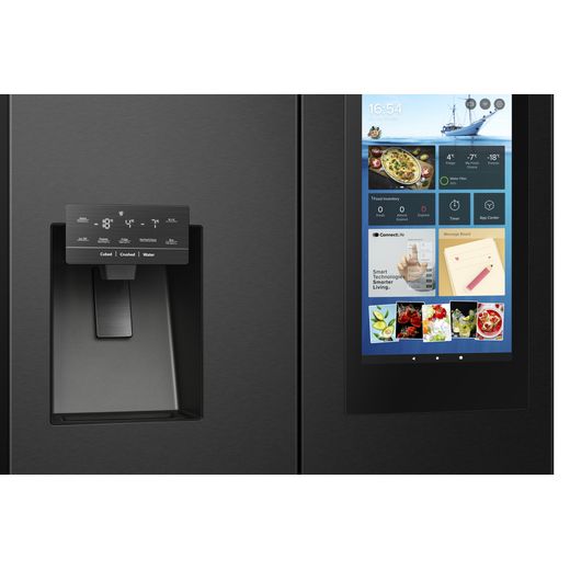 Hisense Pureflat Eclipse American Fridge Freezer - Black - Control panel