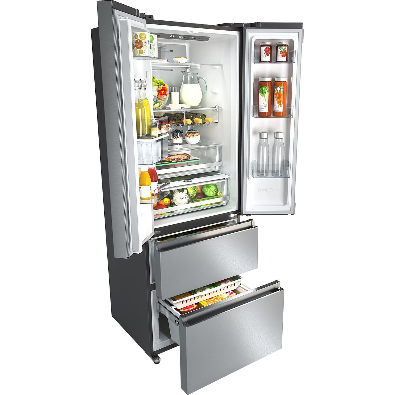 Hisense 485L American Fridge Freezer | RF632N4WIE | ao.com