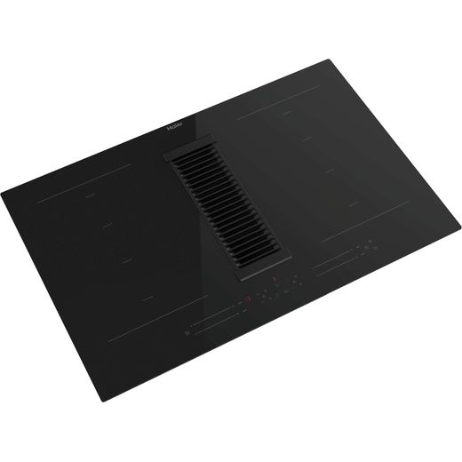 Haier I-Dual Series 6 HAIH82MTMCF 80cm Induction Hob - Black - right perpsective shot
