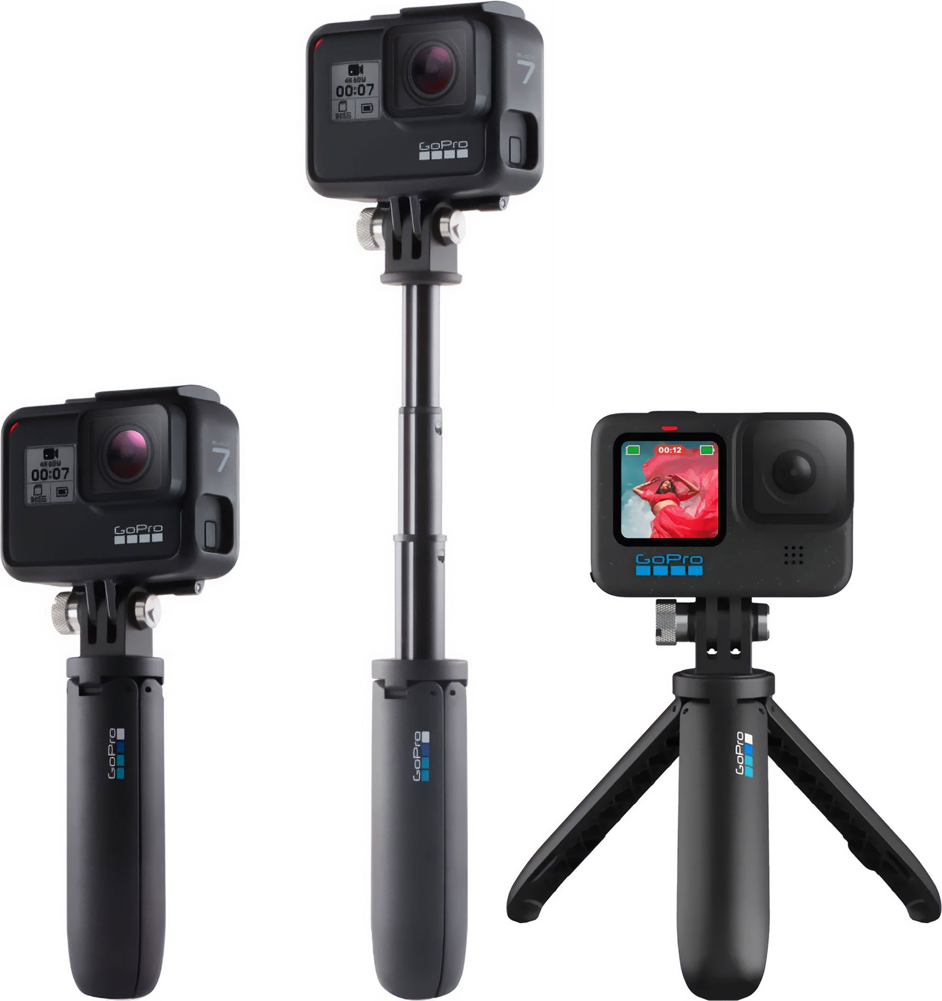 GoPro - Shorty Mini Extension Pole and Tripod - Black