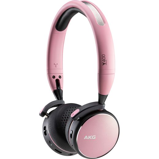 AKG Y400 Over-Ear Wireless Bluetooth Headphones - Pink