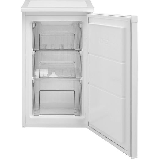 60cm Freestanding Under counter Freezer White - Door open