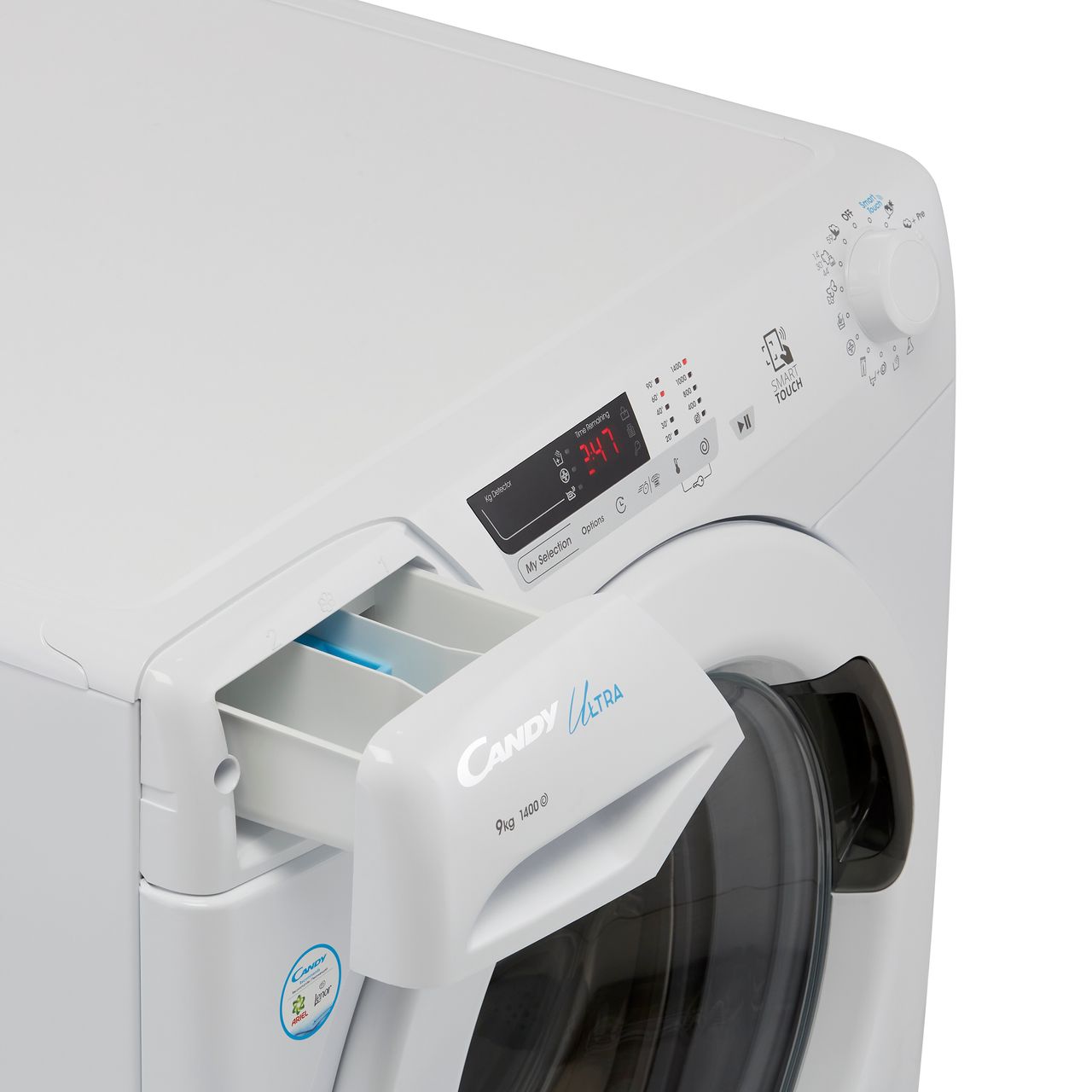 candy ultra hcu1492de 1 9kg washing machine