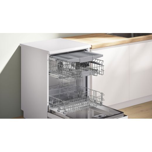 Bosch Series 2 Standard Dishwasher - White - Dishwasher in kitchen shot