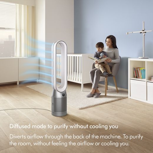 Dyson 544903-01 Air Purifier White - Annotation - Diffuse mode shot