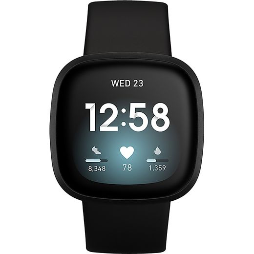 Fitbit Versa 3 Smart Watch - Black