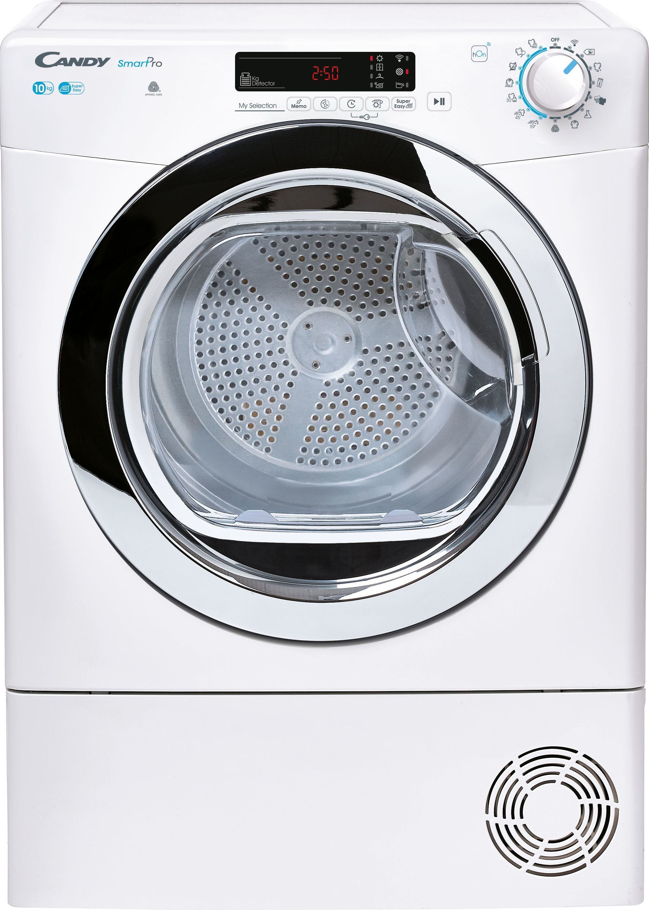 Candy Smart Pro CSOEC10DCG Wifi Connected 10Kg Condenser Tumble Dryer - White - B Rated, White