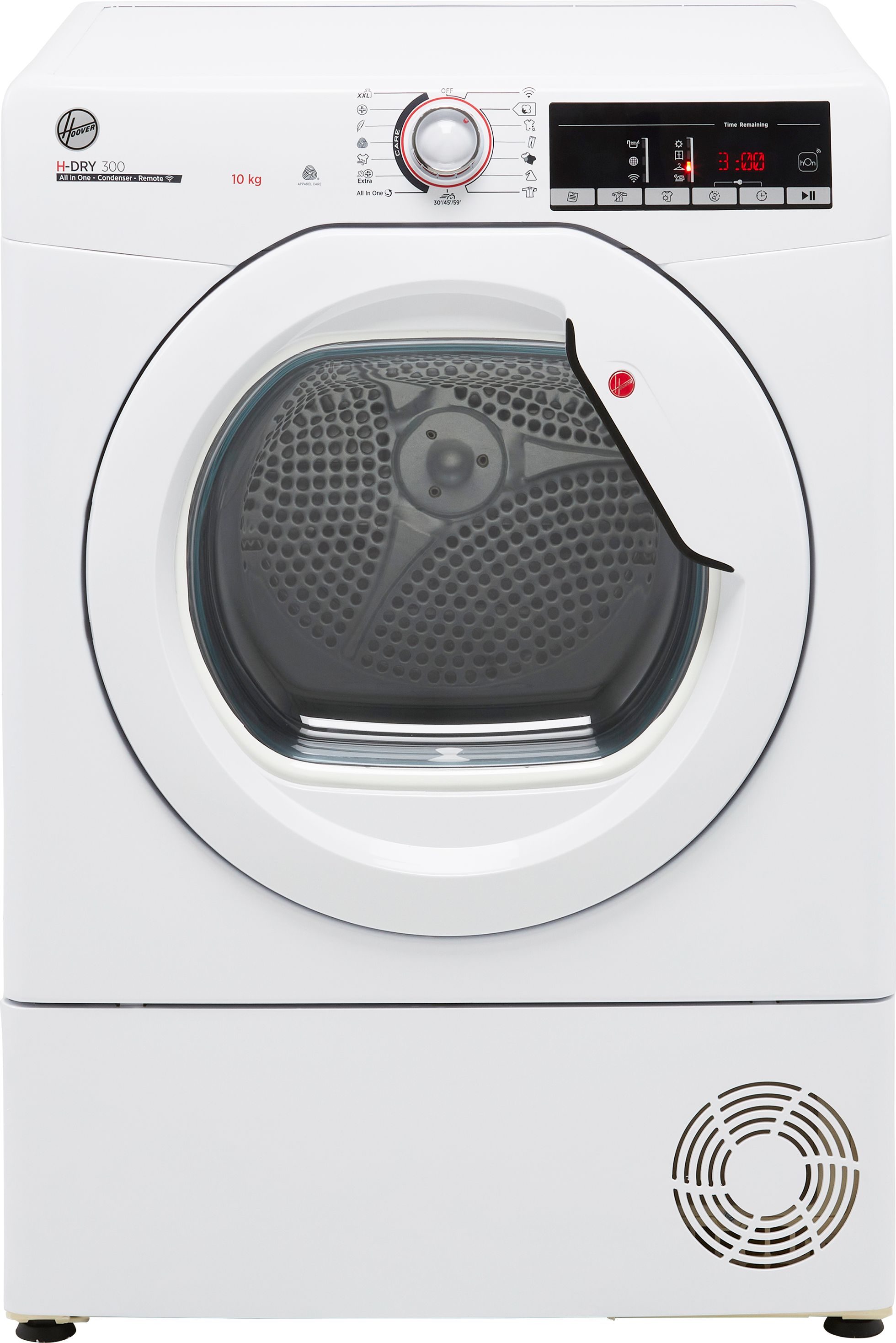Hoover HLEC10TG Wifi Connected 10Kg Condenser Tumble Dryer - White - B Rated, White