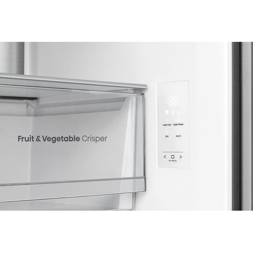 Hisense American Fridge Freezer - Stainless Steel - Control panel