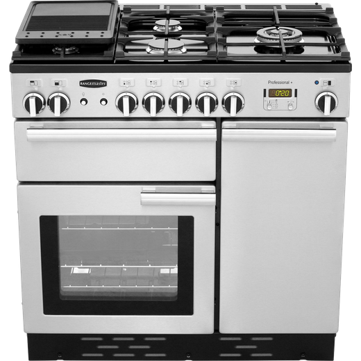 Rangemaster Professional Plus Gas Range Cooker - Stainless Steel 