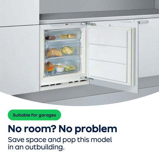 Indesit Under Counter Freezer - White - AO Annotation -  For-Outbuildings